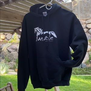 JUNKIE black hoodie sweatshirt